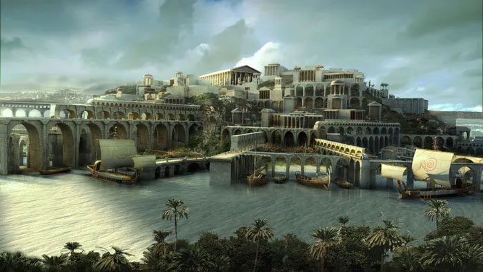 Thành phố Atlantis trong truyền thuyết