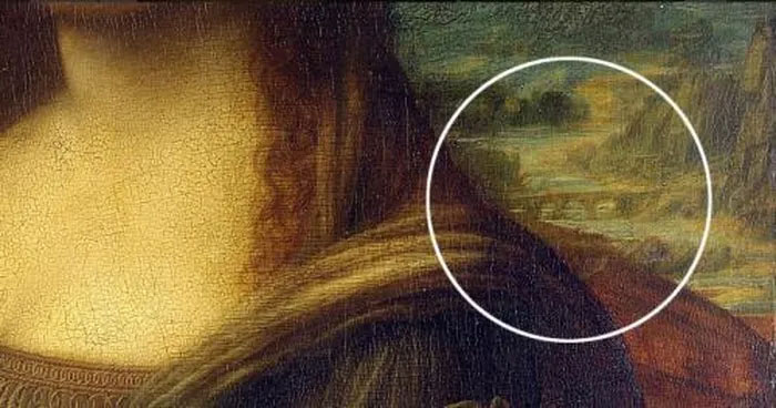 Nhận diện cây cầu bí ẩn trong bức tranh Mona Lisa