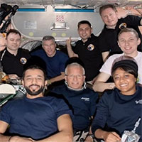 Kỷ lục 17 phi hành gia ở trên quỹ đạo Trái đất