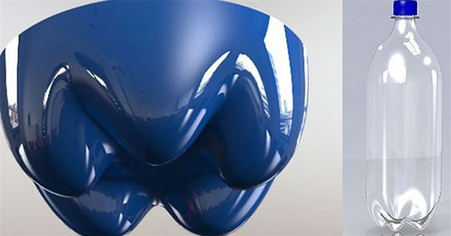 Vì sao đáy chai nước giải khát có hình hoa 5 cánh?