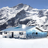 Kỳ lạ căn nhà có thể "tàng hình" theo cảnh quan và thời tiết ở Thụy Sĩ