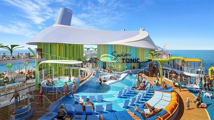 Icon of the Seas sẽ có 20 tầng và 8 khu vực để khám phá.
