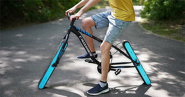 Xe đạp có bánh thì quá bình thường, giờ đây chúng ta có cả xe đạp không bánh