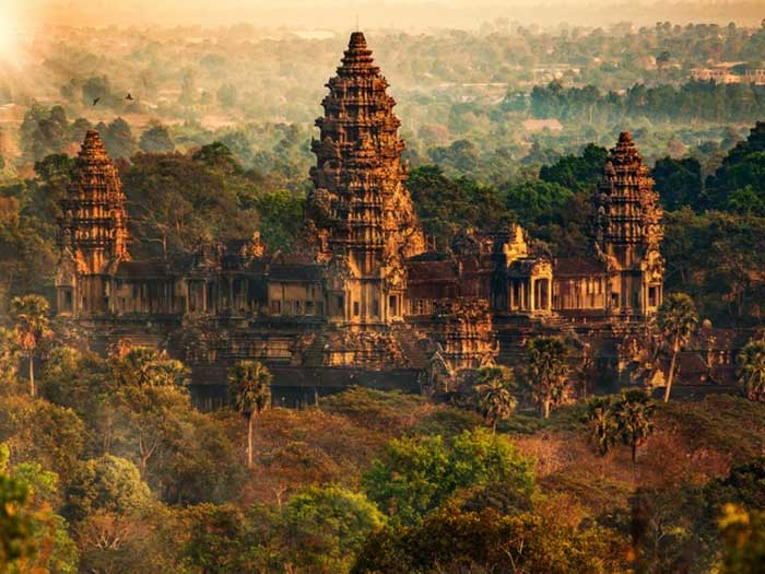 Quần thể di tích Angkor Wat.