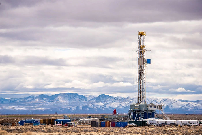 Dự án thí điểm thương mại toàn diện của Fervo Energy, Project Red, ở phía bắc bang Nevada.
