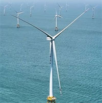 Turbine gió ngoài khơi lớn nhất thế giới bắt đầu hoạt động