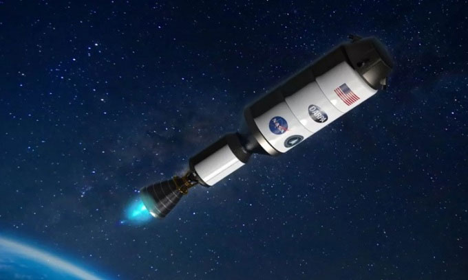  Thiết kế tàu vũ trụ DRACO sử dụng động cơ tên lửa nhiệt hạt nhân. 