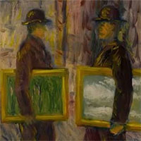Phát hiện chân dung bí ẩn trong tranh của danh họa Rene Magritte