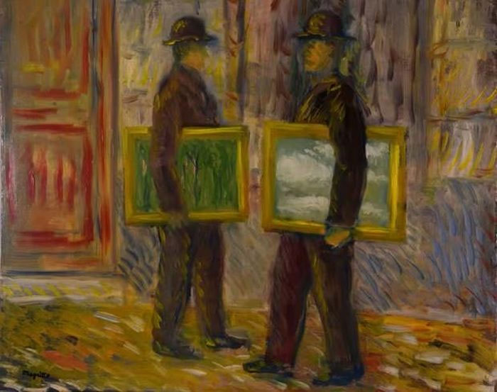 Phát hiện chân dung bí ẩn trong tranh của danh họa Rene Magritte