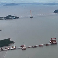 Trung Quốc thi công cầu đường sắt - đường bộ dài nhất thế giới