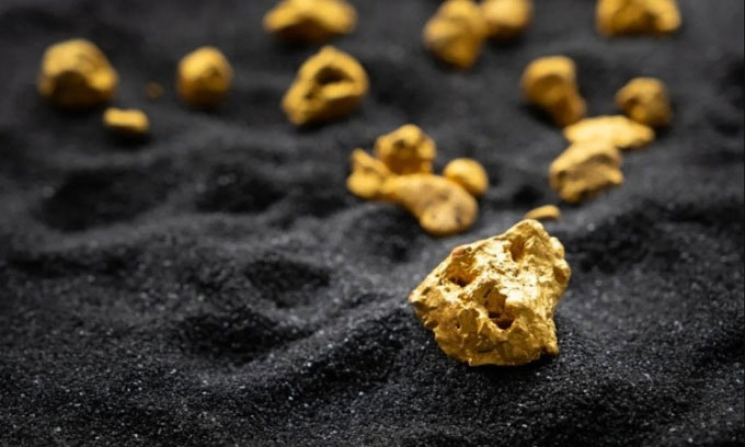  Lượng vàng con người khai thác chỉ chiếm một phần nhỏ so với số vàng ở lõi Trái đất. 