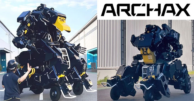 Robot Nhật Bản khổng lồ trị giá 2,75 triệu USD có thể biến hình và sở hữu buồng lái bên trong cơ thể