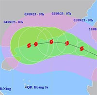 Bão SAOLA giật cấp siêu bão 17, hướng vào Biển Đông