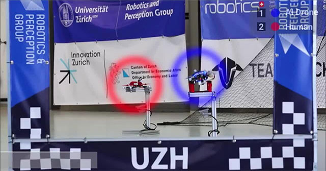 AI đánh bại phi công trong cuộc đua lái drone