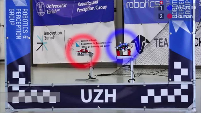 AI đánh bại phi công trong cuộc đua lái drone