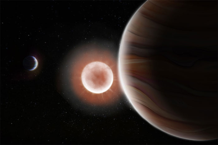 Sao lùn đỏ TOI-4600 và hai "gã khổng lồ khí" mà nó nuôi dưỡng