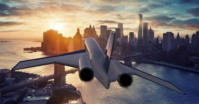 Máy bay siêu thanh hạng sang tốc độ 1.800km/h