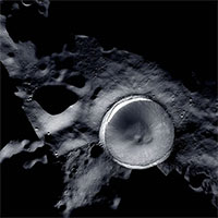 Bức ảnh kinh ngạc về cực Nam Mặt trăng: "Hố địa ngục" -183 độ hiện lên rõ ràng