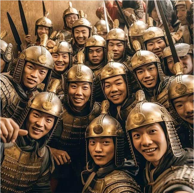 Đội quân đất nung, đội quân Bát Kỳ của Trung Quốc 