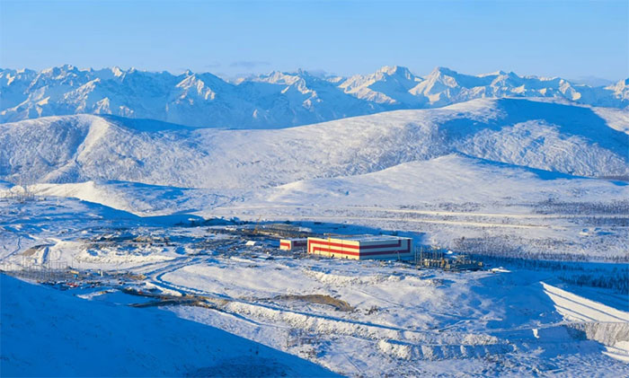  Mỏ đồng lớn nhất của Nga nằm tại khu vực lạnh giá khắc nghiệt, nơi nhiệt độ xuống tới -50 độ C. 