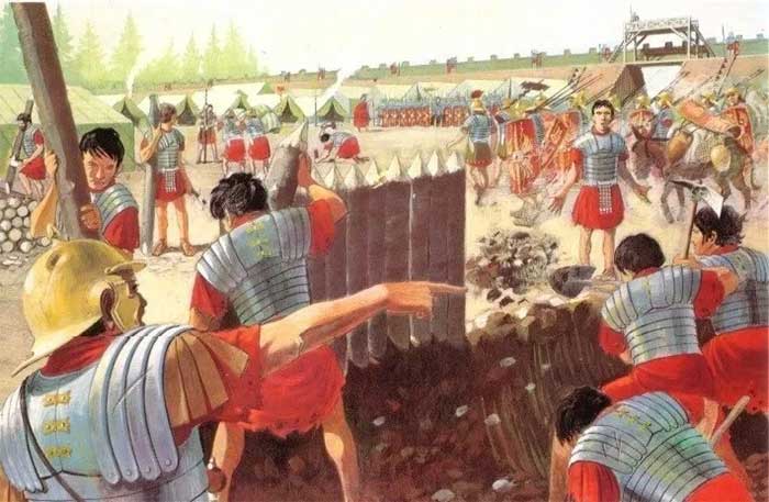  Huấn luyện viên của quân đội La Mã cũng sẽ nỗ lực rất nhiều để dạy tân binh cách dựng trại.
