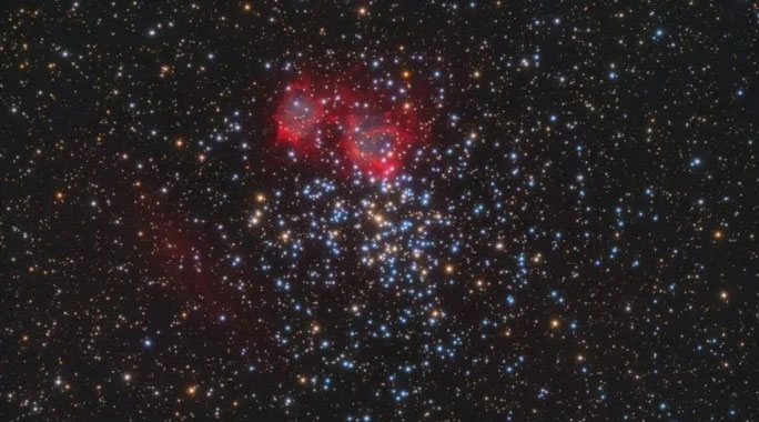 The Messier 37 star cluster, home to an intriguing planetary nebula