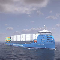Tàu container đầu tiên trên thế giới chạy bằng amoniac