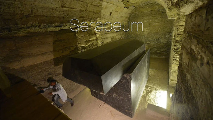 Bí ẩn quan tài khổng lồ của đền Saqqara Serapeum ở Ai Cập