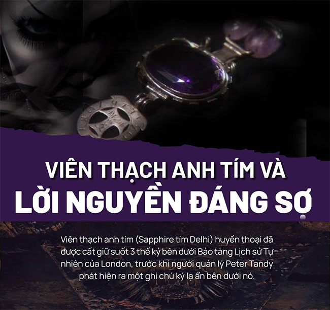 Viên thạch anh tím và lời nguyền đáng sợ?