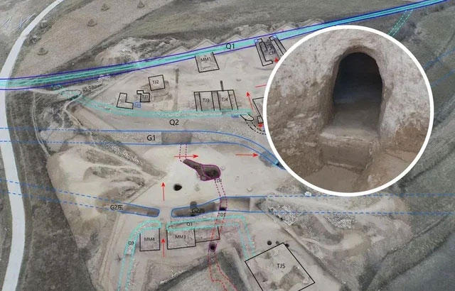 Trung Quốc phát hiện mạng lưới đường hầm 4.300 năm tuổi ở thành phố đá