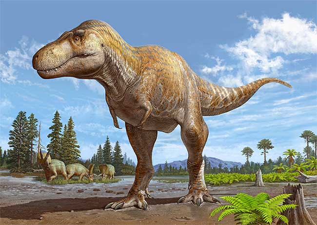 Xuất hiện "vua quái vật" dài 12m, nguy hiểm hơn cả khủng long bạo chúa ở Mỹ
