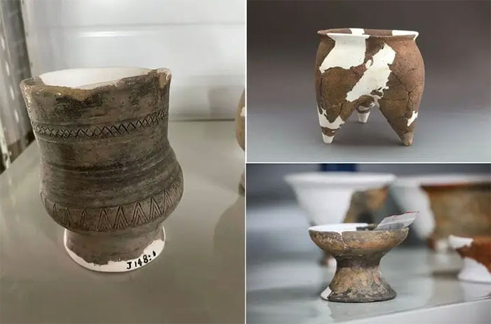  Một số di vật văn hóa được khai quật. 