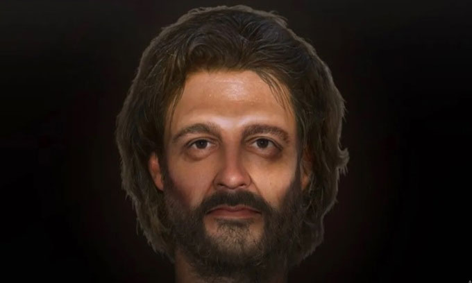 Khuôn mặt của người đàn ông La Mã bị đóng đinh 2.000 năm trước
