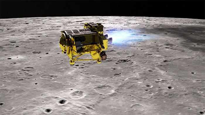 Nhà thám hiểm Nhật Bản đáp thành công lên Mặt trăng nhưng gặp sự cố nghiêm trọng