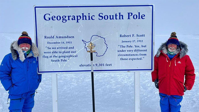 Đây là người già nhất chinh phục Nam Cực