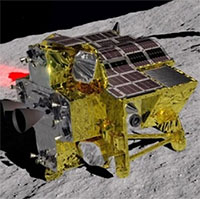 Tàu vũ trụ Nhật Bản "tắt" sau 3 tiếng đổ bộ Mặt trăng