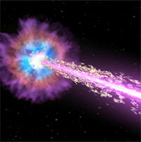 Vụ nổ tia gamma: Sự kết thúc của nền văn minh vũ trụ, có khả năng gây ra sự tuyệt chủng hàng loạt sự sống