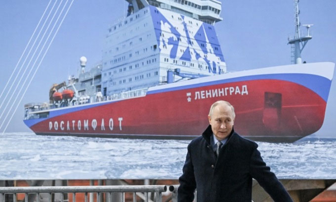 Nga chế tạo tàu phá băng lớn nhất và mạnh nhất thế giới