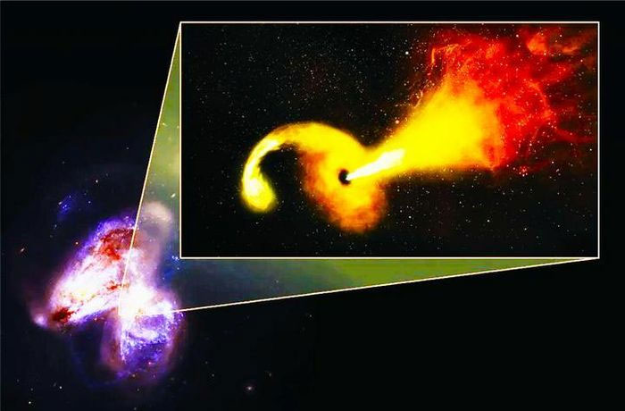 Quái vật hố đen nổi cơn thịnh nộ, "làm náo loạn" thiên hà chủ