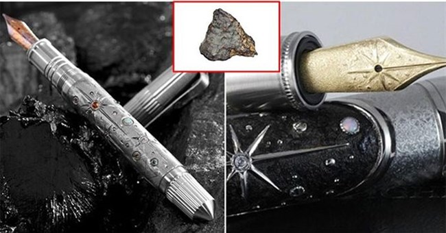 "Sốc" với những chiếc bút làm từ thiên thạch hơn 4 tỷ năm tuổi, có giá cao ngất ngưởng