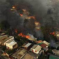 Điều gì gây ra thảm họa cháy ở Chile khiến hàng trăm người mất tích?