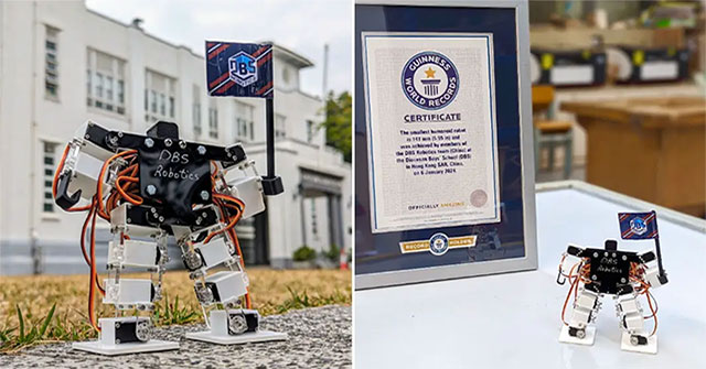 Học sinh Hong Kong chế tạo robot hình người nhỏ nhất thế giới - KhoaHoc.tv