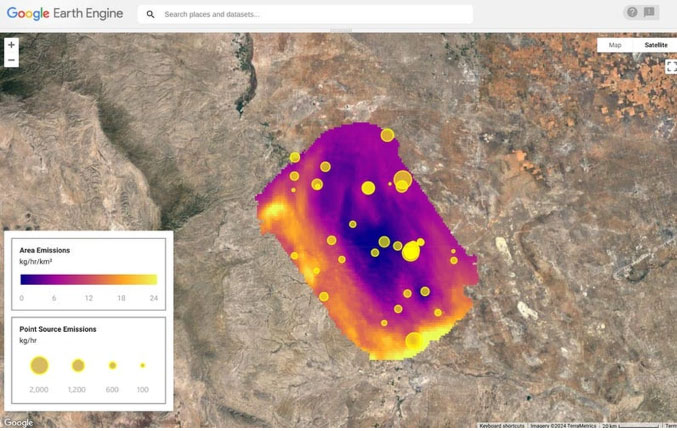 Google sẽ xuất bản bản đồ rò rỉ khí mê-tan trên toàn cầu