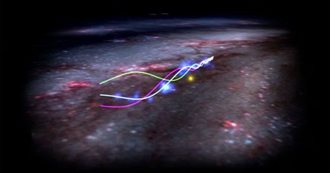 Trái đất từng lướt đợt sóng bí ẩn của Dải Ngân hà