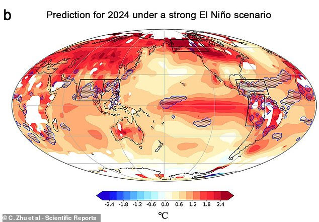 Ba khu vực trên thế giới sẽ chứng kiến nhiệt độ kỷ lục trong năm nay do El Nino