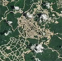 Ảnh vệ tinh cho thấy thủ đô mới nhất trên thế giới đang hình thành