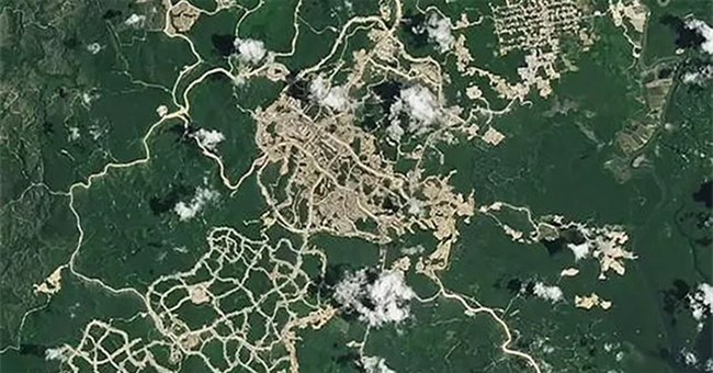 Ảnh vệ tinh cho thấy thủ đô mới nhất trên thế giới đang hình thành