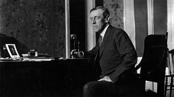  Cố tổng thống Mỹ Woodrow Wilson 