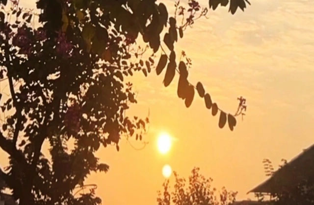 Hiện tượng “hai mặt trời” lại xuất hiện ở Quảng Ngãi