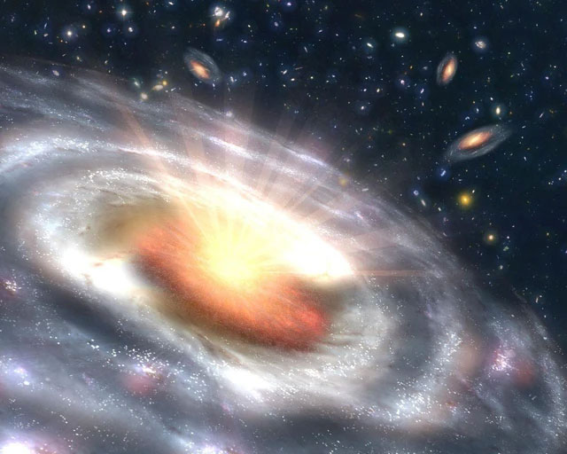 1,3 triệu lỗ đen phát sáng tiết lộ vũ trụ khi nó ra đời